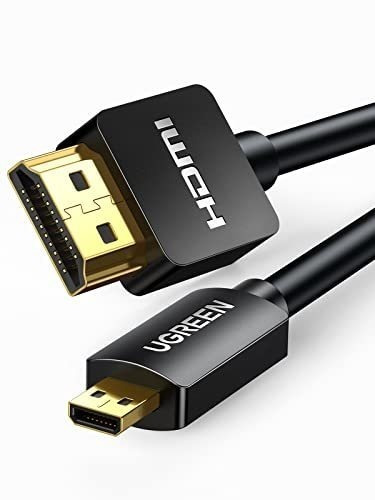 Cable Micro Hdmi A Hdmi 4k 60hz Arc Para Raspberry Gopro 3mt