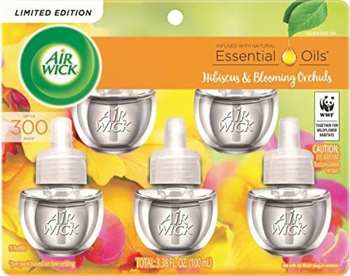 Ambientador Para Coche, Air Wick Plug En Aceite Perfumado, 5