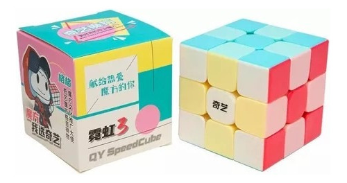 Cubo Rubik 3x3 Colores Pastel