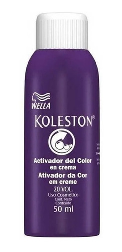 Activador De Color Wella Koleston 20 Volumenes 50 Ml    