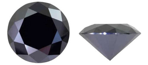 Diamante Moissanita Negro 1.2 Ct. Certificado Ak Jewelry 