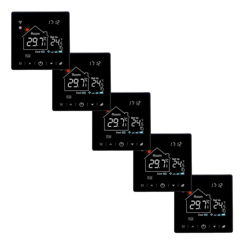 Controlador Wifi Aire Acondicionado, Mxtyb-005, 5 Pzas, Lcd,