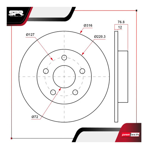 Discos Freno Traseros Para Jeep Wrangler 3.6l V6 2012 A 2023