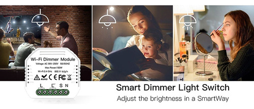 Interruptor Inteligente Dimmer Wifi 90-250v Dimmer Module In