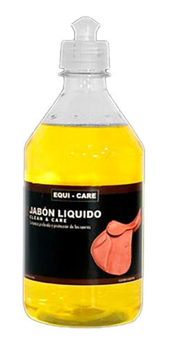 Imagen 2 de 4 de Jabón Liquido Monturas Riendas Cuero Equi-care 500cc Jaleña