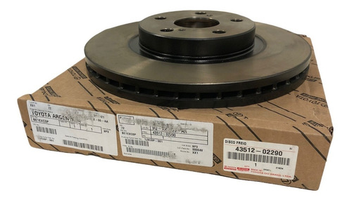 Imagen 1 de 8 de Disco De Freno Delantero Original Toyota Corolla 2008/14