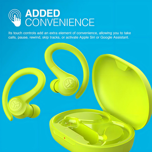 Audifonos Vibe Sport Earbuds Inalambricos Tactil Bluetooth Color Amarillo - Excelente (Reacondicionado)