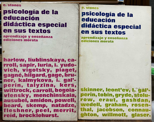 Psicología De La Educación Didáctica Especial En Sus Textos