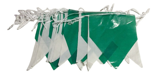Kit Com 100 Metros Banderinhas Junina Duas Cores Plástica