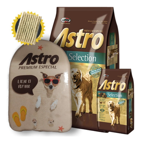 Comida Perro Adulto Astro Selection 17k + Regalos & Envío*