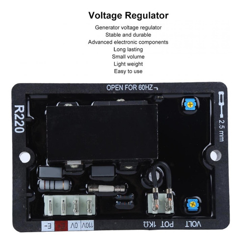 R220 Voltaje Controlador Generador Regulador Automático Avr