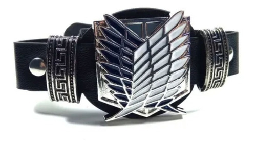 Imagem 2 de 3 de Pulseira Bracelete Anime Attack On Titan Asas Da Liberdade