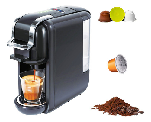 Cafetera Multicápsulas Con Contro Nivel De Agua Avera Caf02b Color Negro