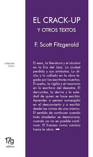 El Crack-up - Francis Scott Fitzgerald