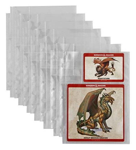 Forged Dice Co. Epic Monster Card Pages Pack De 30 - Tamaño 