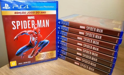 Spider Man edição jogo do ano PS4 LACRADO