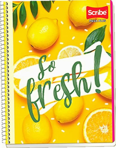 Scribe, Mega Plus, Cuaderno Profesional Espiral Sencillo De