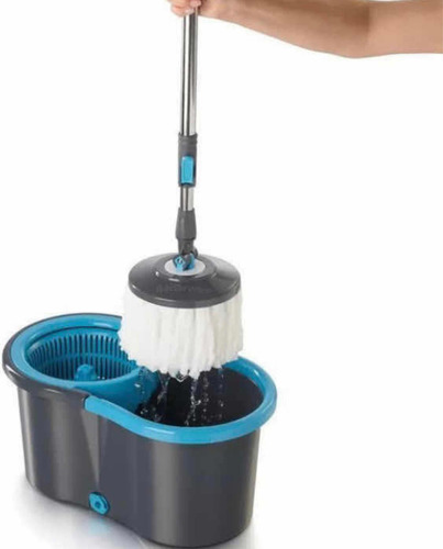 Trapeador mop Betterware 22463 con cubeta centrifugador Azul