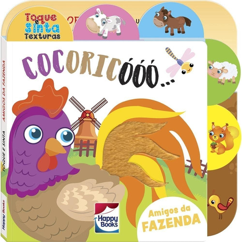 Livro Toque E Sinta As Texturas : Cocoricóóó