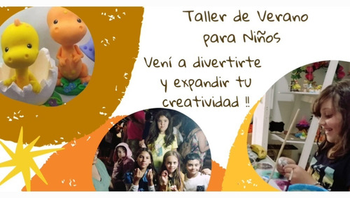 Taller De Verano Para Niños ,clases De Cerámica Y Porcelana 