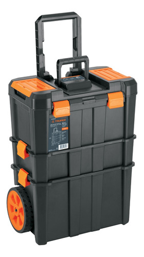 Caja Para Herramientas 19 X25 3 En 1 Desmontable 102644 Color Negro