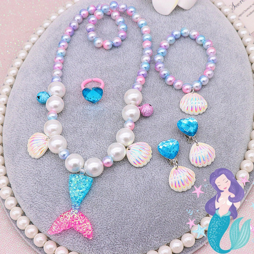 Corona Sirenita Ariel Princesa Diademas De Moda Tiara