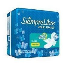 Pack X 6 Unid. Toallas Femeninas  Tanga 8 Un S.libre T.feme