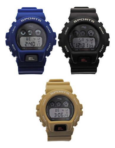 Reloj Digital Sumergible Deportivo Para Hombre Niños 60ng