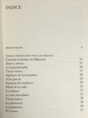 Imagen 3 de 5 de Friedrich Hölderlin - Poesía - Antología - Batiscafo