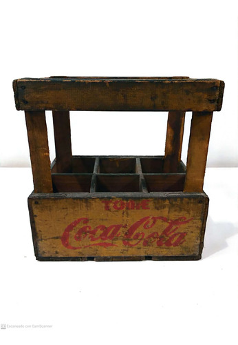 Cajon Madera Coca Cola Antiguo Original (Usado)