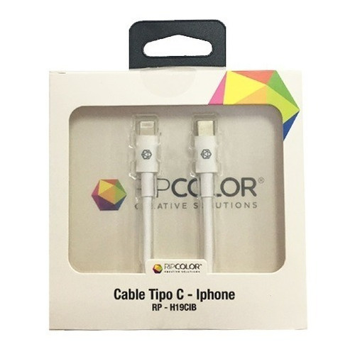 Cable Tipo C / Compatible iPhone Ripcolor - Queoferta.uy