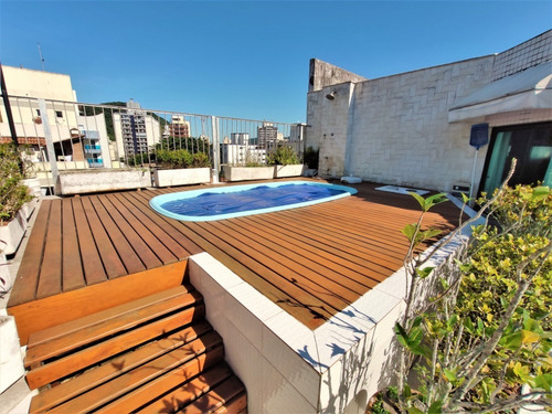 Imagem 1 de 18 de Cobertura À Venda Na Praia Do Tombo - 3 Suítes - 2 Vagas - Piscina E Churrasqueira - Vista Para O Mar - Ap05205 - 68119969