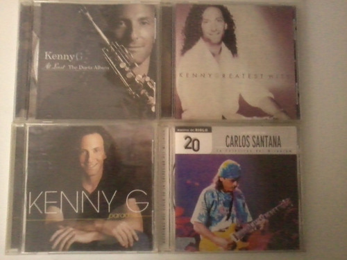 Cds De Kenny G Y  Carlos Santana( Todos Por 35$)