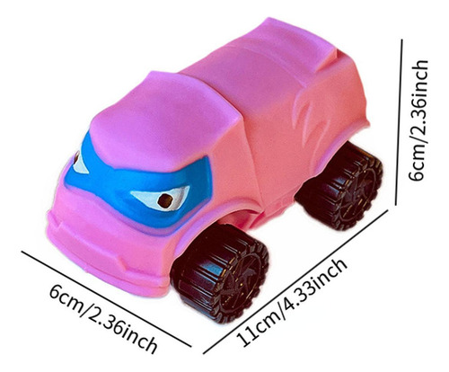 Lj Rueda De Coche Fidget, Coche De Juguete Elástico Rosa