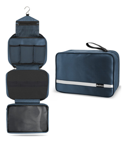 Neceser Colgante Compacto Impermeable Con 4 Compartimentos