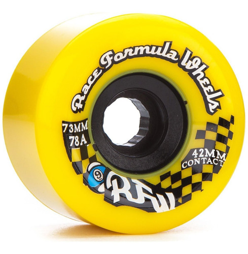 Rueda Longboard Sector 9 Race Formula Amarillo 2.874 In