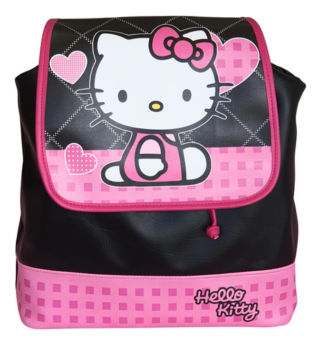 Morral Grande Tapa Hello Kitty Corazones