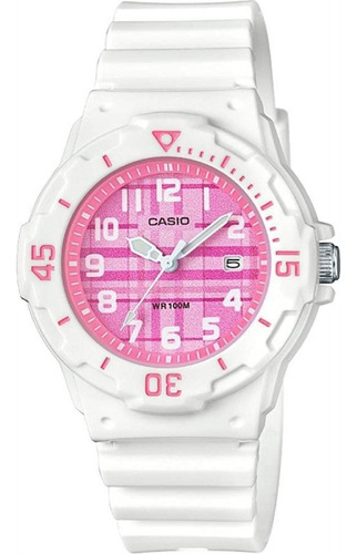 Reloj Casio  Lrw-200h-4c Fondo Rosado Mujer 100% Original 