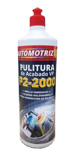 Pulitura De Acabado P2 2000 Vp Automotriz 1 Litro
