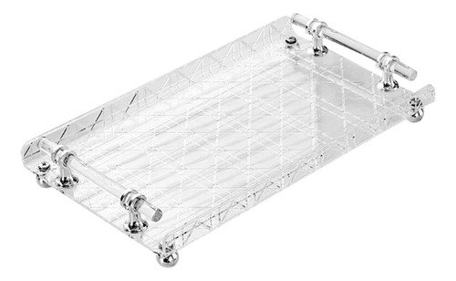Bandeja Rectangular Para Servir, Bandeja De Rayas