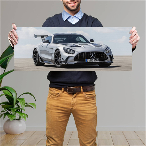 Cuadro 30x80cm Auto 2020 Mercedes Amg Gt Black S 354