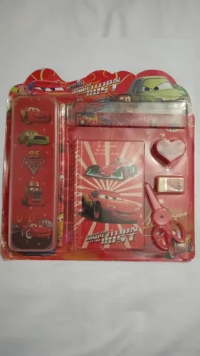 Kit Escolar Cars , Nuevo