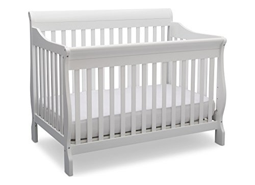 Cuna Convertible 4 En 1 Del Delta Infantil Canton Cuna Blanc