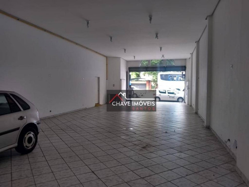 Loja Para Alugar, 230 M² Por R$ 5.000,00/mês - Centro - Santos/sp - Lo0103