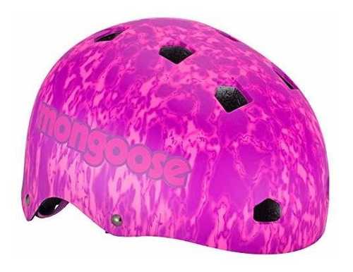 Casco De Bicicleta Bmx Mongoose, Casco Para Niños Multi Dep