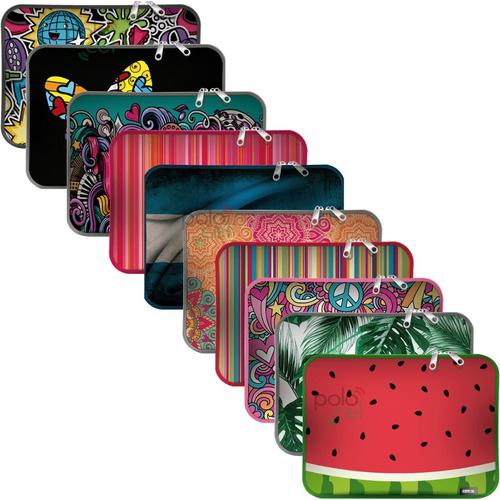 Imagen 1 de 3 de Funda Notebook Neoprene Premium Cierre 14 15,6 Pulgadas.
