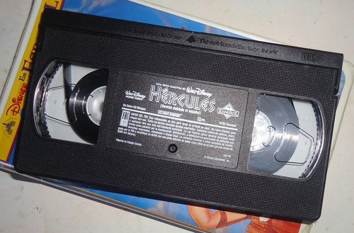 Lote 2 Peliculas Vhs Disney Hercules Originales Made In Usa (Usado)