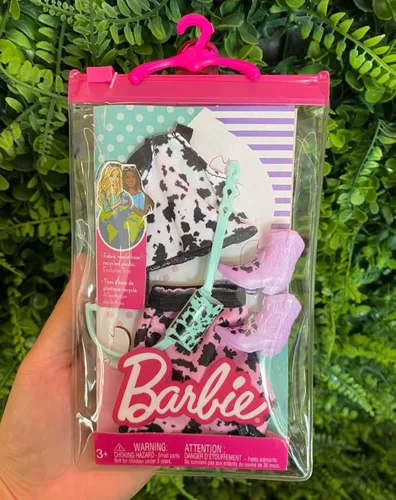 Look Roupa Boneca Barbie Fashion Estilosa Menina Mattel