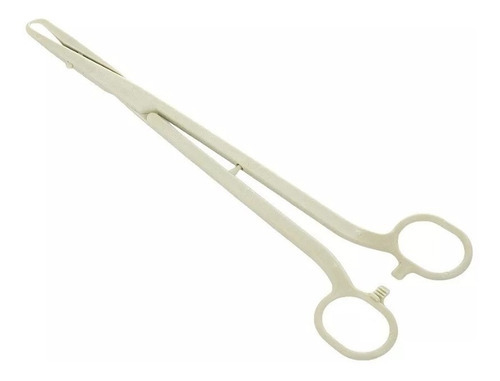 Pinza desechable estéril Pozzi con 10 unidades de alicates Kolplast tipo 26,5 cm
