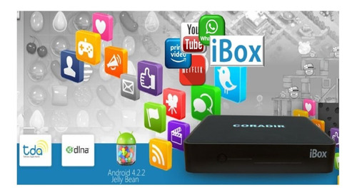 Ibox Tda Android Convierte Su Tv De Tubo/lcd/ A Smartv Full